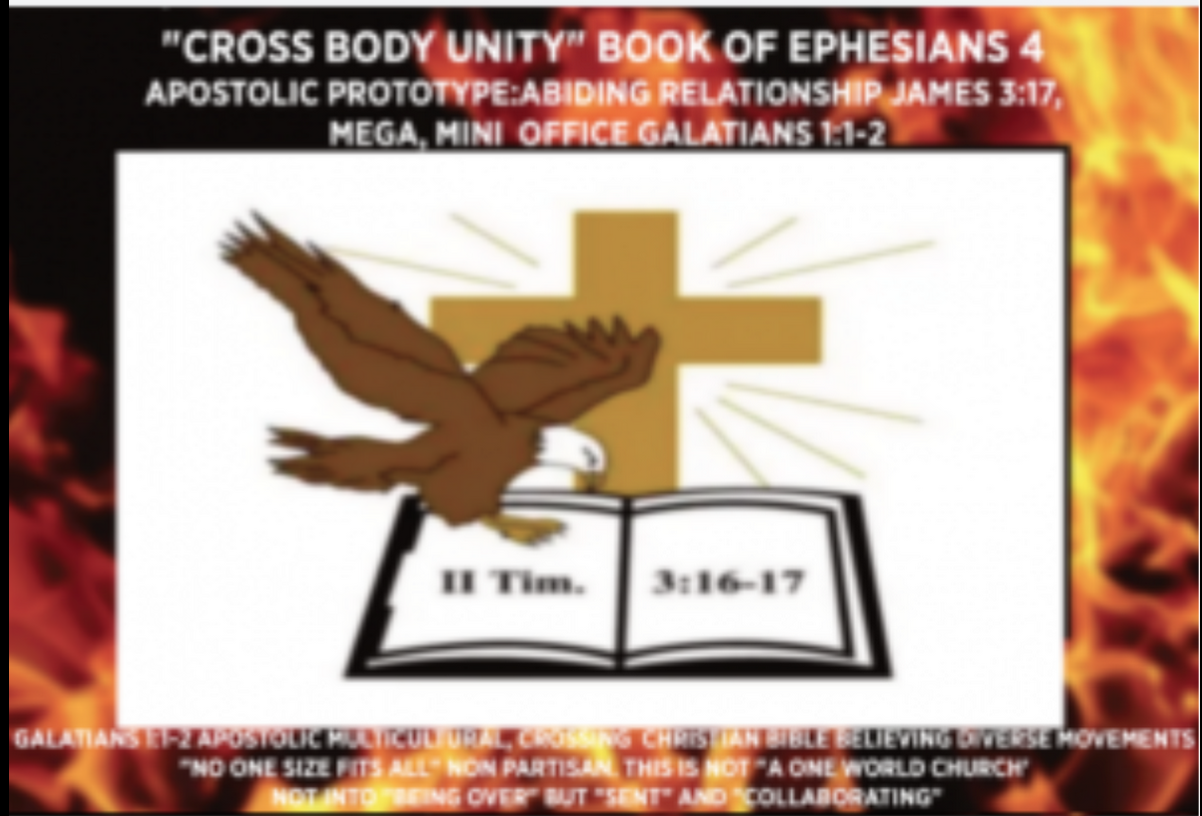 THIS IS  EORR  CROSS BODY UNITY A NEW CHRISTIAN MINISTRY, LEADER, LAY RIGHT NOW MOVE